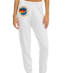 AVIATOR NATION LA JOLLA SWEATPANTS - WHITE